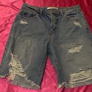 Blue Jean Shorts